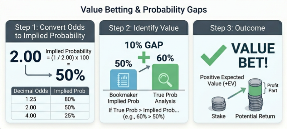 Converting Decimal Odds to Implied Probability